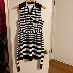 Charming Charlie frocket stripe dress